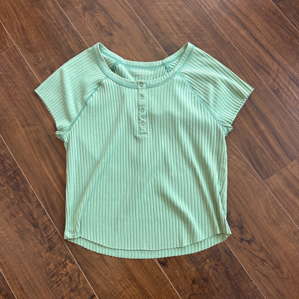 American Eagle Henley Top